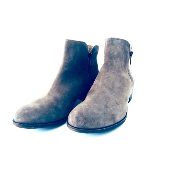 Lucky Brand Suede Side Zip Ankle Boot Sz US 9.5 - Picture 3 of 8